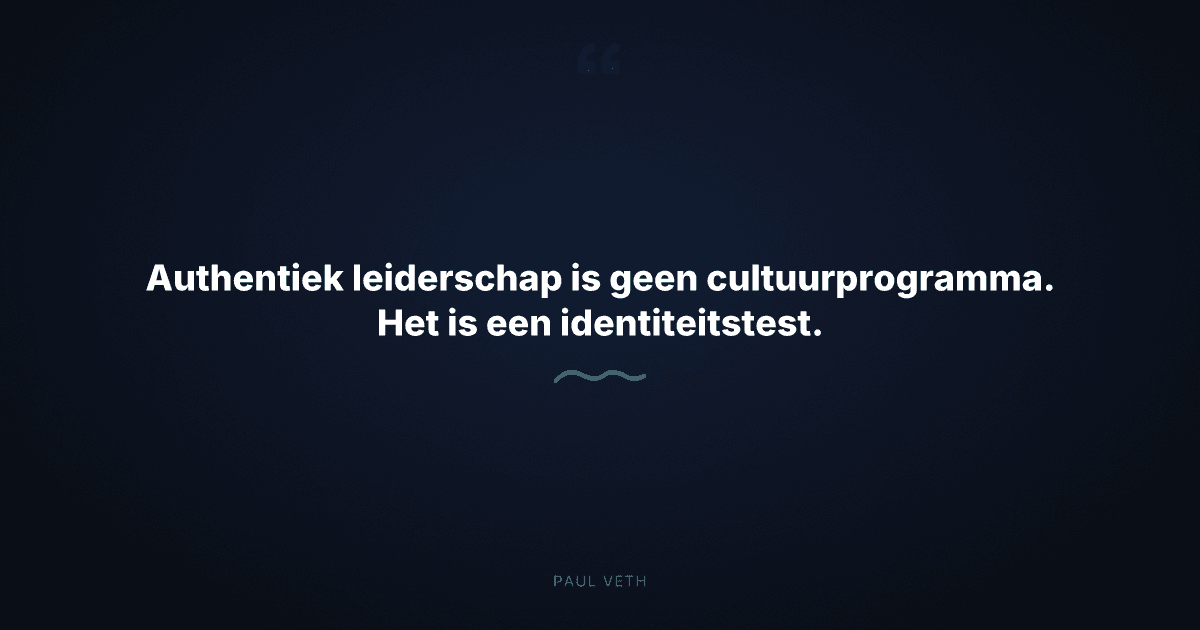 Hoe authentiek leiderschap écht werkt: voorbij de cultuurpresentatie