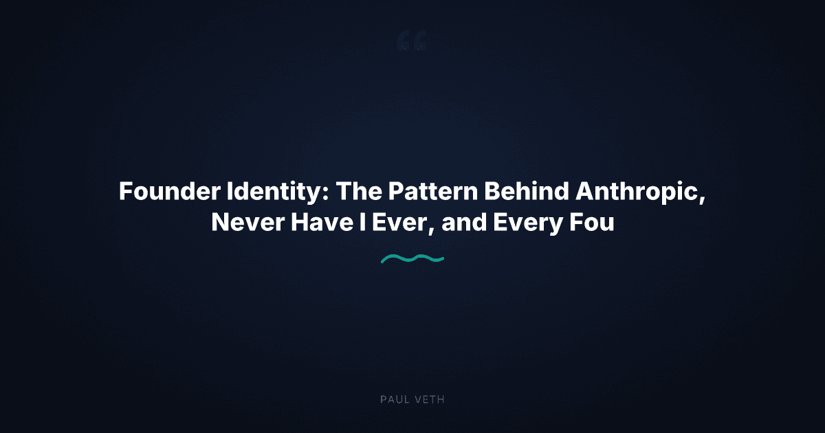 How Founder Identity Actually Drives Long-Term Business Growth