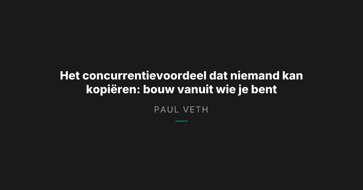 Identiteit boven uitvoering: waarom jouw normen strategie verslaan