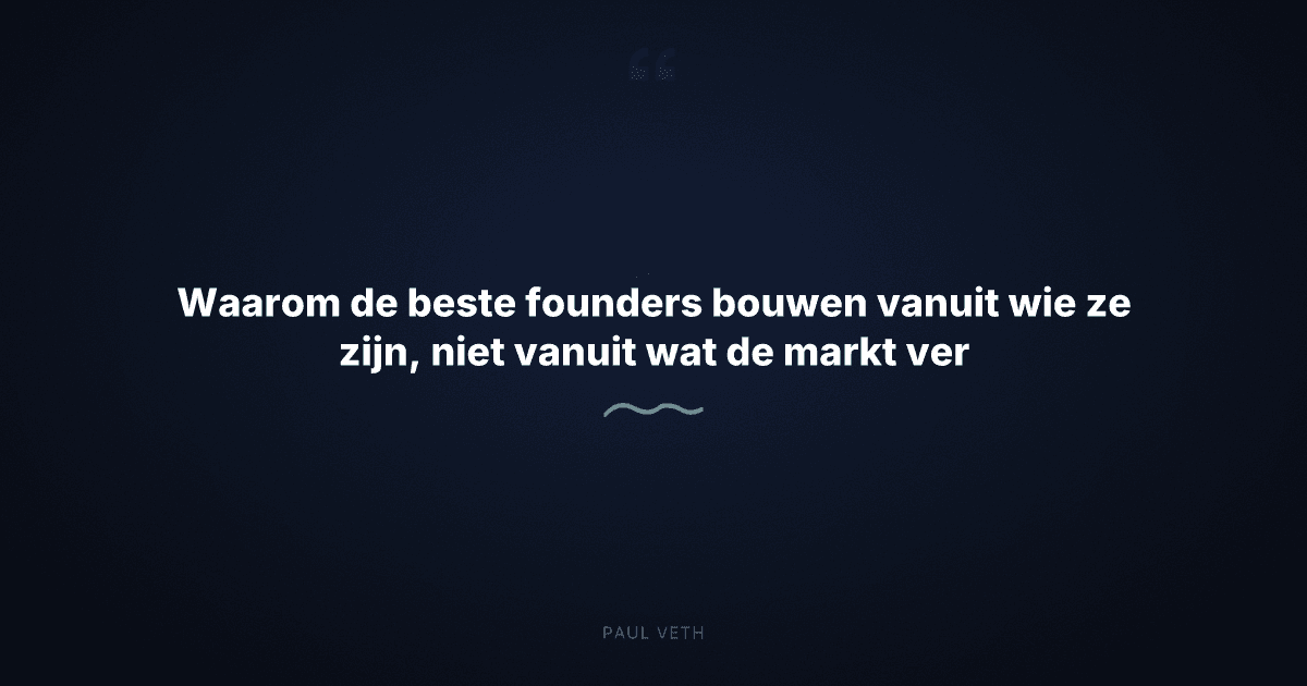 Hoe identiteitsgedreven founders echt winnen in het AI-tijdperk